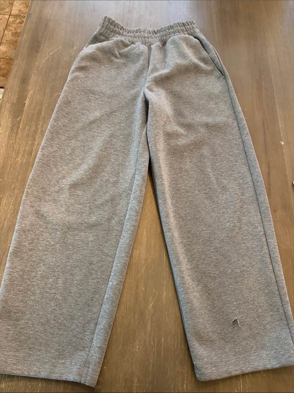 Uniqlo Boys Gray Elastic-Waist Jogger Pants